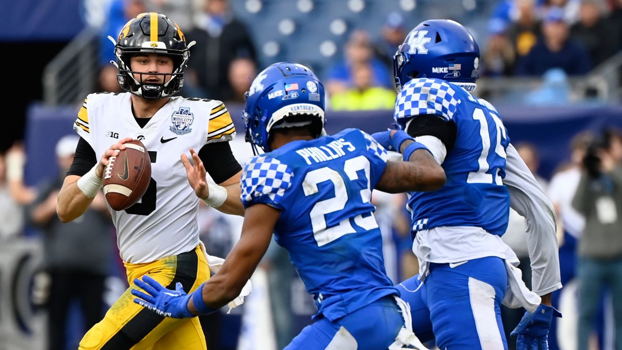 Iowa Posts 1st Music City Bowl Shutout, Tops Kentucky 21-0